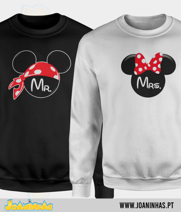 Mickey e Minnie Piratas Sweatshirt