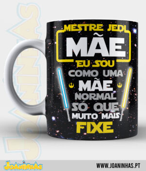 Mãe Jedi Caneca