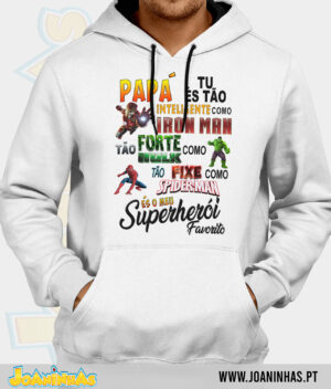 SuperHerois Pai Hoodie