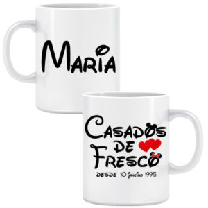 Caneca personalizada Casada de Fresco