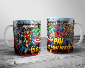 Caneca Pai Super Herói