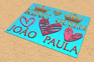 King & Queen Bronze Puzzle