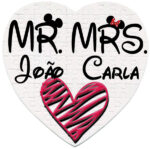 Mr e Mrs Puzzle Coracao