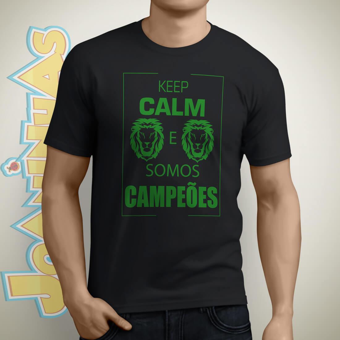 Keep Calm Somos Campeões Sporting T-Shirt 4 Keep Calm Somos Campeões