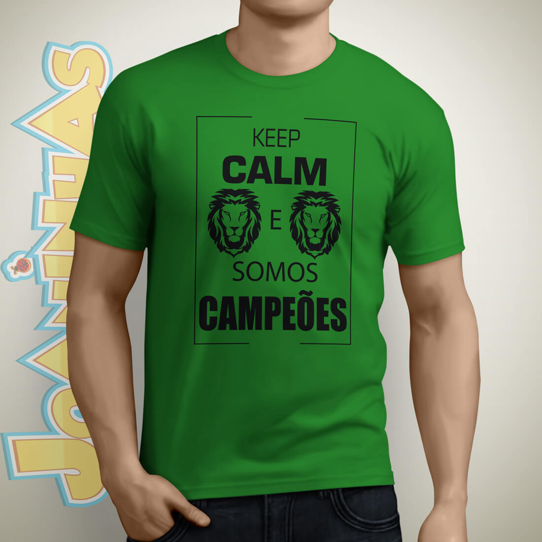 Keep Calm Somos Campeões Sporting T-Shirt 1 Keep Calm Somos Campeões