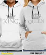 Sweatshirts com Capuz King Queen