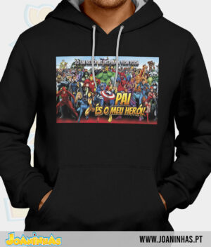 Pai Super Herói Hoodie