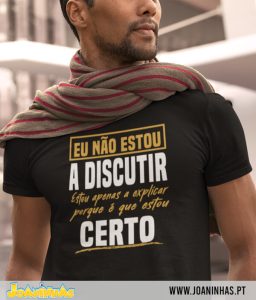 Eu não estou a discutir