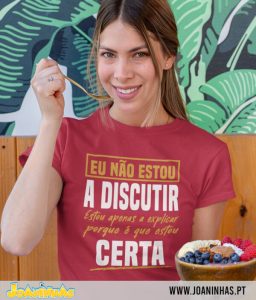 Eu não estou a discutir