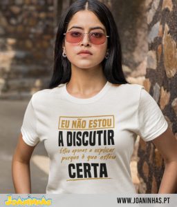 Eu não estou a discutir